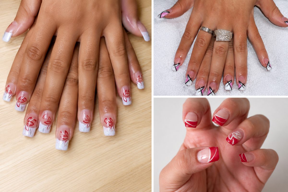 Early gel nail art by Beauty by Bea Studio