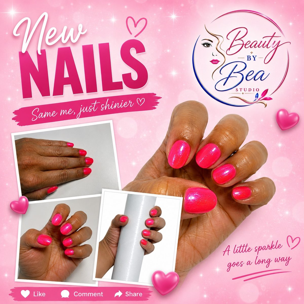 BIAB gel nails by Beauty by Bea Studio