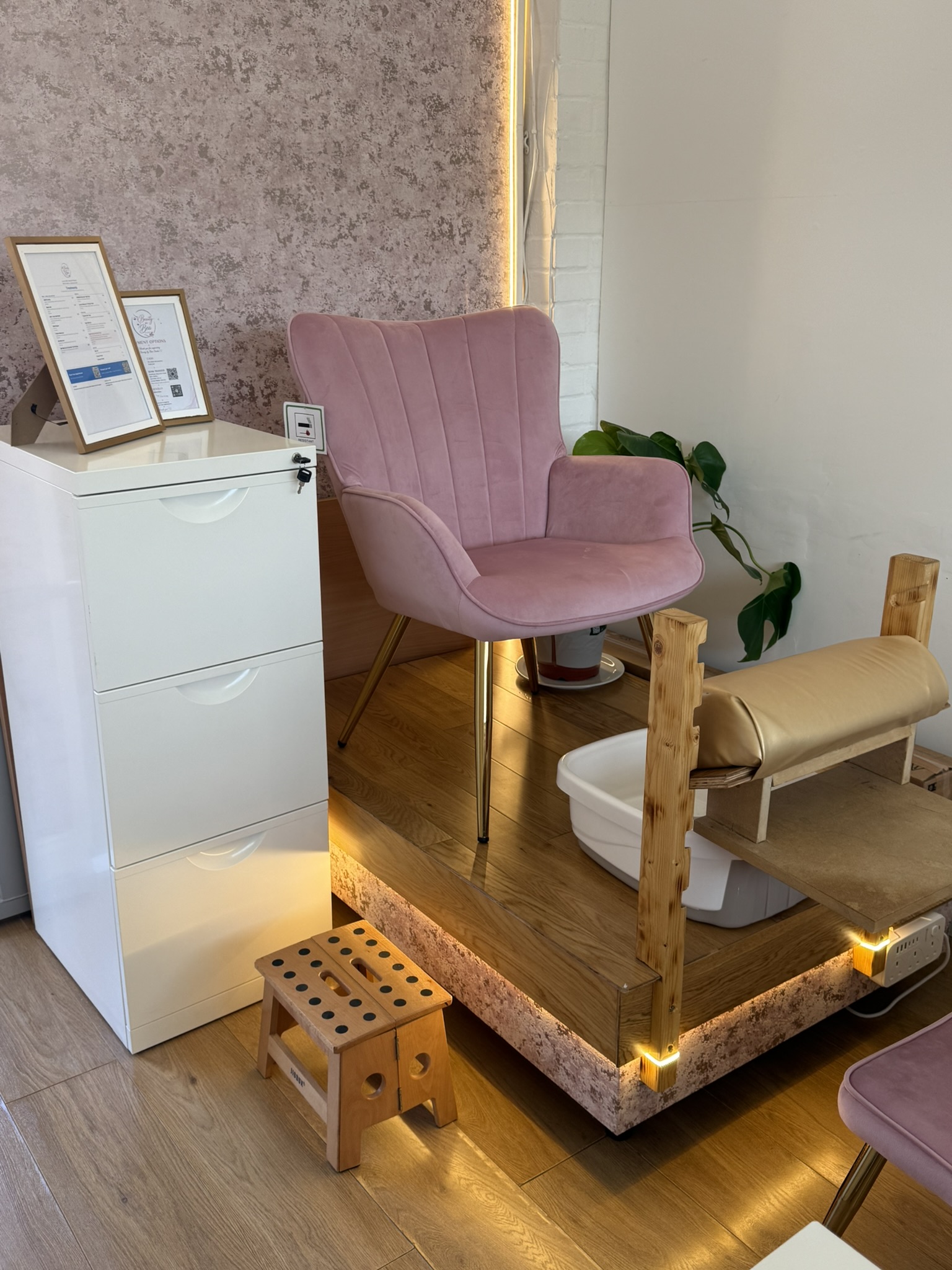 Beauty by Bea Studio pedicure station